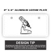 2" X 4" Aluminum License Plate  Thumbnail