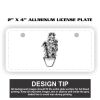 2" X 4" Aluminum License Plate  Thumbnail