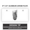 2" X 4" Aluminum License Plate  Thumbnail