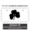 2" X 4" Aluminum License Plate  Thumbnail