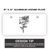 2" X 4" Aluminum License Plate  Thumbnail
