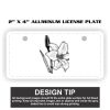 2" X 4" Aluminum License Plate  Thumbnail