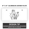 2" X 4" Aluminum License Plate  Thumbnail