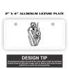 2" X 4" Aluminum License Plate  Thumbnail