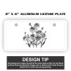 2" X 4" Aluminum License Plate  Thumbnail