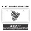 2" X 4" Aluminum License Plate  Thumbnail