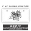 2" X 4" Aluminum License Plate  Thumbnail