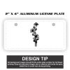 2" X 4" Aluminum License Plate  Thumbnail