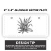 2" X 4" Aluminum License Plate  Thumbnail