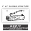 2" X 4" Aluminum License Plate  Thumbnail