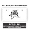 2" X 4" Aluminum License Plate  Thumbnail