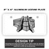 2" X 4" Aluminum License Plate  Thumbnail