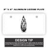 2" X 4" Aluminum License Plate  Thumbnail