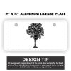 2" X 4" Aluminum License Plate  Thumbnail