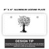 2" X 4" Aluminum License Plate  Thumbnail