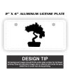 2" X 4" Aluminum License Plate  Thumbnail