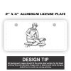 2" X 4" Aluminum License Plate  Thumbnail