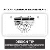2" X 4" Aluminum License Plate  Thumbnail