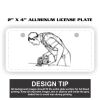 2" X 4" Aluminum License Plate  Thumbnail