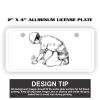 2" X 4" Aluminum License Plate  Thumbnail