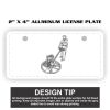 2" X 4" Aluminum License Plate  Thumbnail
