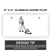 2" X 4" Aluminum License Plate  Thumbnail