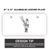 2" X 4" Aluminum License Plate  Thumbnail