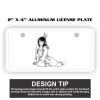 2" X 4" Aluminum License Plate  Thumbnail