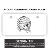 2" X 4" Aluminum License Plate  Thumbnail