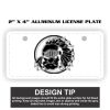2" X 4" Aluminum License Plate  Thumbnail