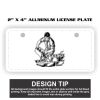 2" X 4" Aluminum License Plate  Thumbnail