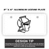 2" X 4" Aluminum License Plate  Thumbnail