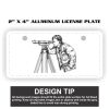 2" X 4" Aluminum License Plate  Thumbnail