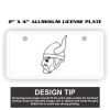 2" X 4" Aluminum License Plate  Thumbnail
