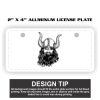 2" X 4" Aluminum License Plate  Thumbnail