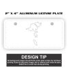 2" X 4" Aluminum License Plate  Thumbnail