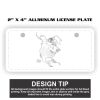 2" X 4" Aluminum License Plate  Thumbnail