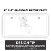 2" X 4" Aluminum License Plate  Thumbnail
