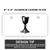 2" X 4" Aluminum License Plate  Thumbnail