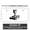 2" X 4" Aluminum License Plate  Thumbnail