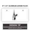 2" X 4" Aluminum License Plate  Thumbnail