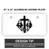 2" X 4" Aluminum License Plate  Thumbnail