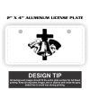 2" X 4" Aluminum License Plate  Thumbnail