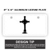 2" X 4" Aluminum License Plate  Thumbnail
