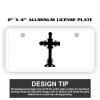 2" X 4" Aluminum License Plate  Thumbnail