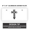 2" X 4" Aluminum License Plate  Thumbnail