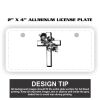 2" X 4" Aluminum License Plate  Thumbnail