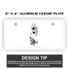 2" X 4" Aluminum License Plate  Thumbnail