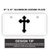 2" X 4" Aluminum License Plate  Thumbnail