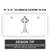 2" X 4" Aluminum License Plate  Thumbnail